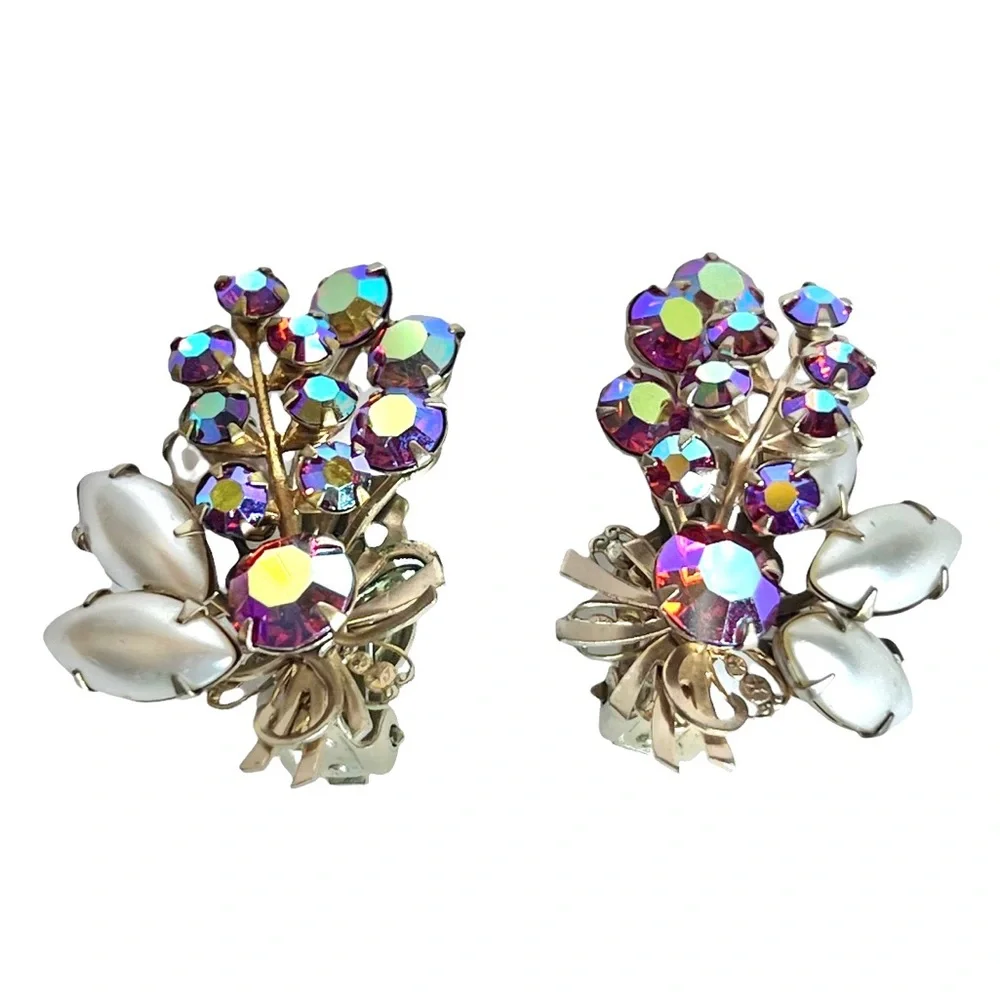 Vintage retro rhinestone